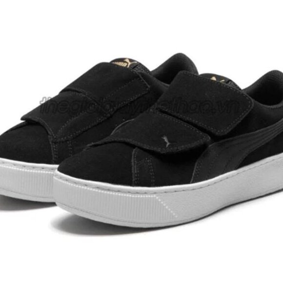 Puma Vikky Platform V Women's Black Shoes Size 5.5, Eu 35.5. Brand New With Box. - Picture 1 of 5